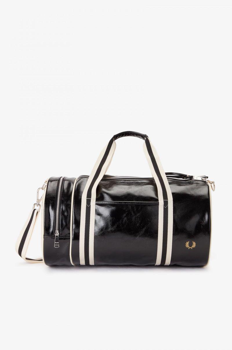 Black Fred Perry Laurel Wreath Barrel Women's Bags | PH 1821BEXC